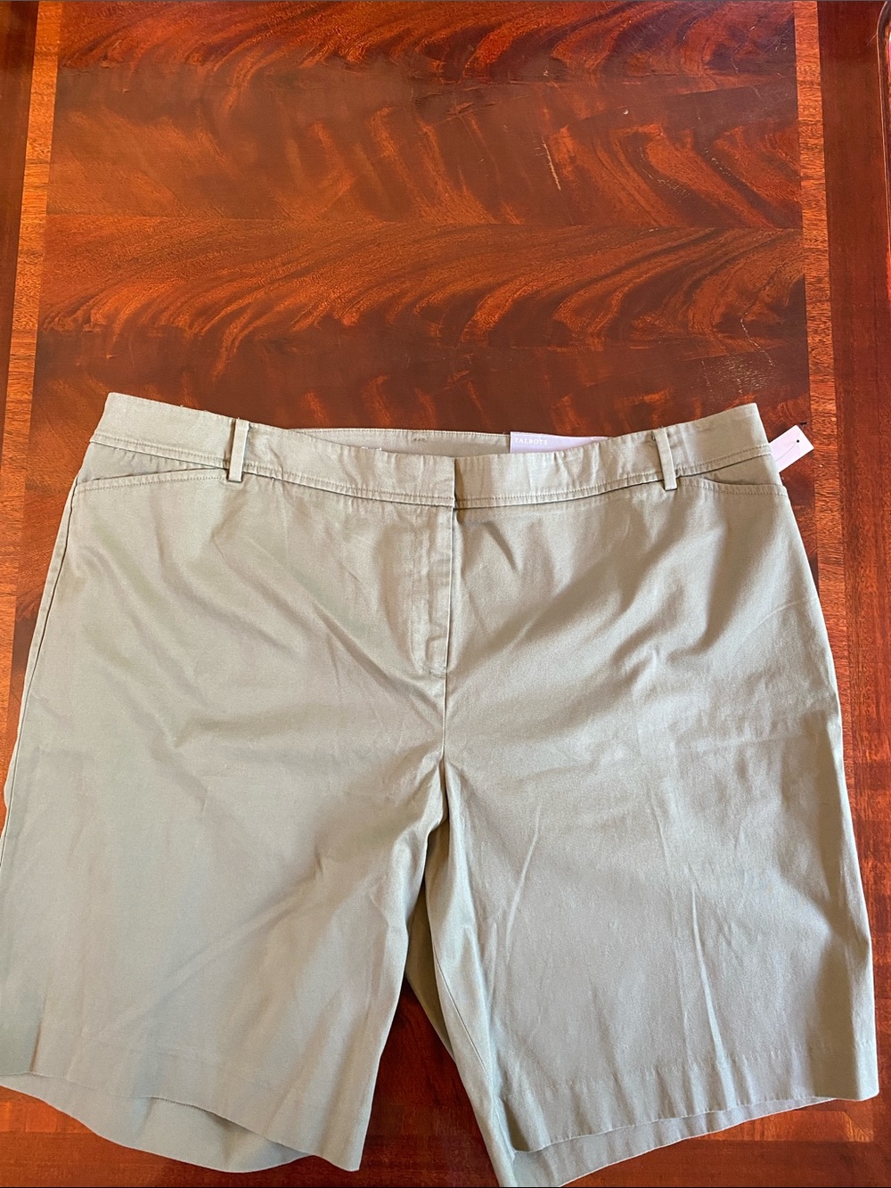 Talbots Olive Green Perfect Short 24W